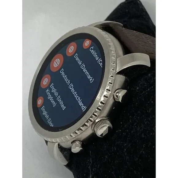 Fossil Gen 3 Authentic Genuine Smart Watch Custom Band FTW4000 LT78 - Picture 4 of 12